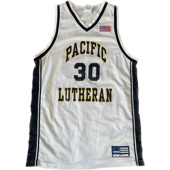 Vintage Pacific Lutheran University #30 Team Issued Large Tall Adidas Jersey VTG - Picture 1 of 7